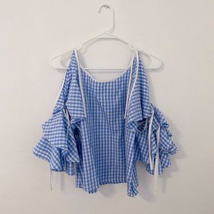 DO+BE Gingham top